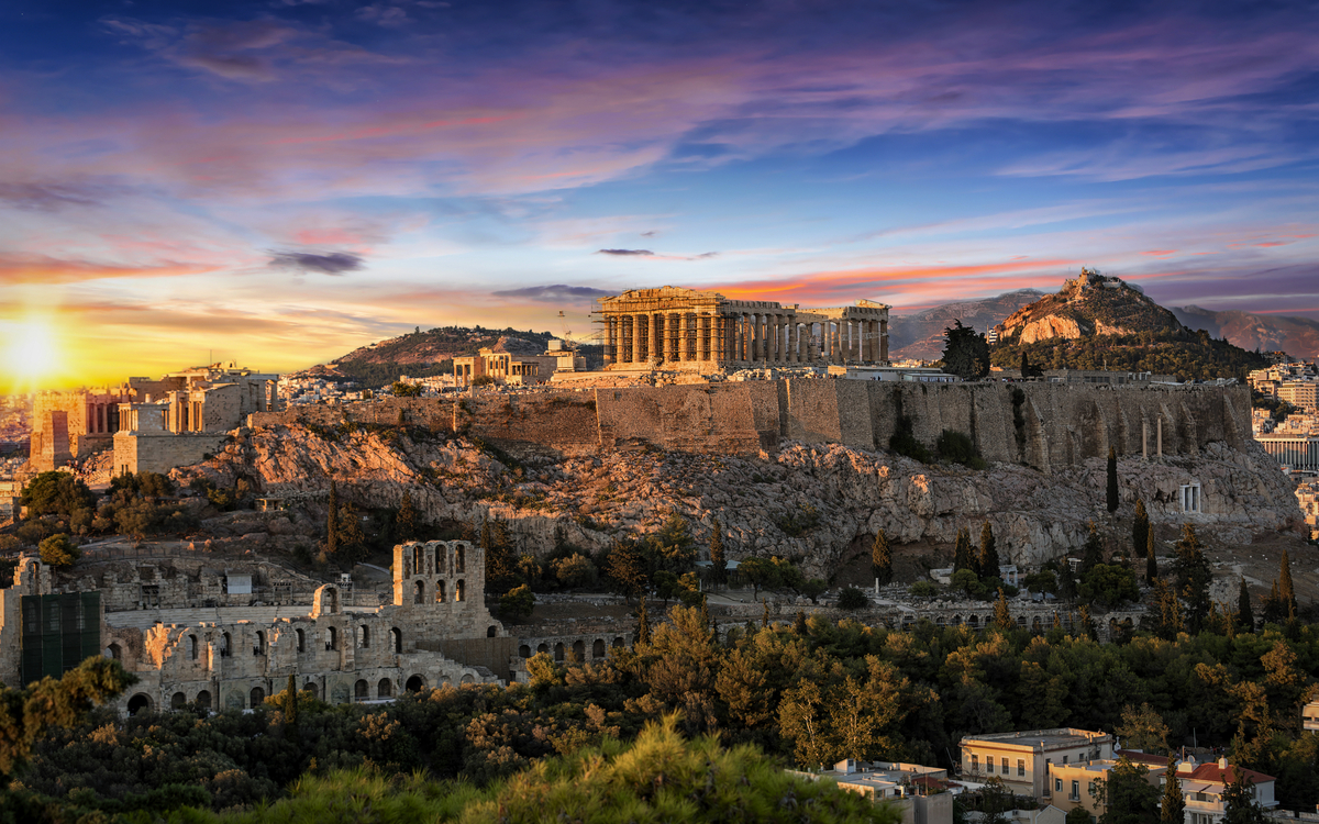 Die Akropolis von Athen