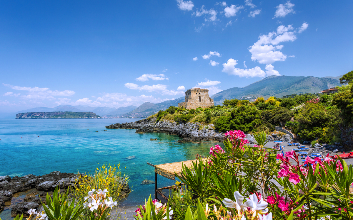 Turm Crawford nahe San Nicola Arcella