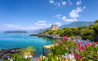 Turm Crawford nahe San Nicola Arcella