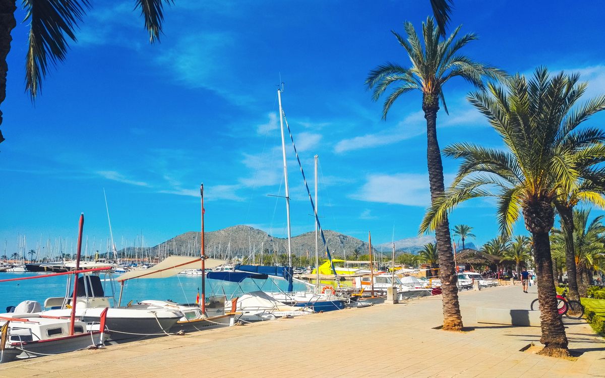 Hafen von Alcúdia auf Mallorca