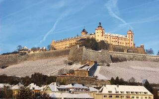 Festung Marienberg im Winter